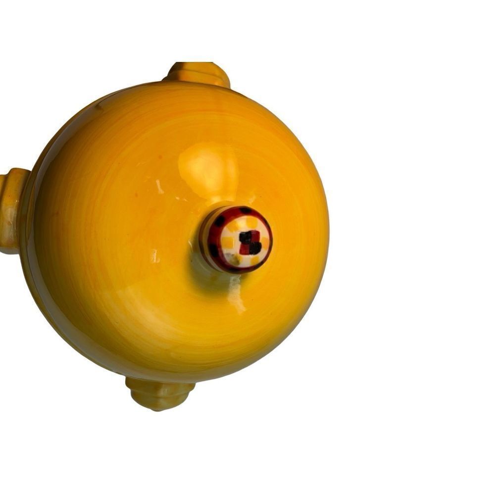 Design Studio 10" Ceramic Fire Hydrant Yellow Cookie Jar - Picture 2 of 9